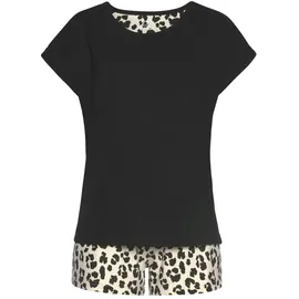 VIVANCE Shorty Pyjama-Shorts Schwarz 44-46