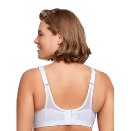 GLAMORISE GLAMORISE, Damen, Gr. 75, Cup H, weiß, 75% Polyester, 20% Nylon, 5% Elasthan, BHs Sport-BH