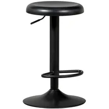 Woood Barhocker Isaac 39 x 81 cm Schwarz