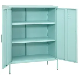 deluke Büroschrank 80 x 35 x 101,5 cm Mintgrün
