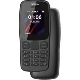 Nokia 106 Dual SIM schwarz Senior Handy Handy für Schul Kinder - Schwarz