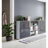BMG Möbel Aktenschrank Office Edition Sw Set 9 grau