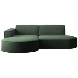 kaiser möbel Ecksofa mit runden Abschlüssen aus Cordstoff & Couches, Wohnlandschaften, Ecksofas