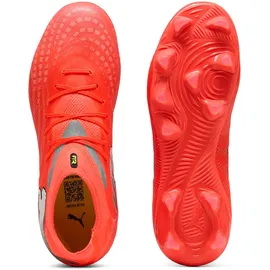 Puma Future 9 Pro AG/FG Kinder glowing red/puma white/puma black/puma silver 33