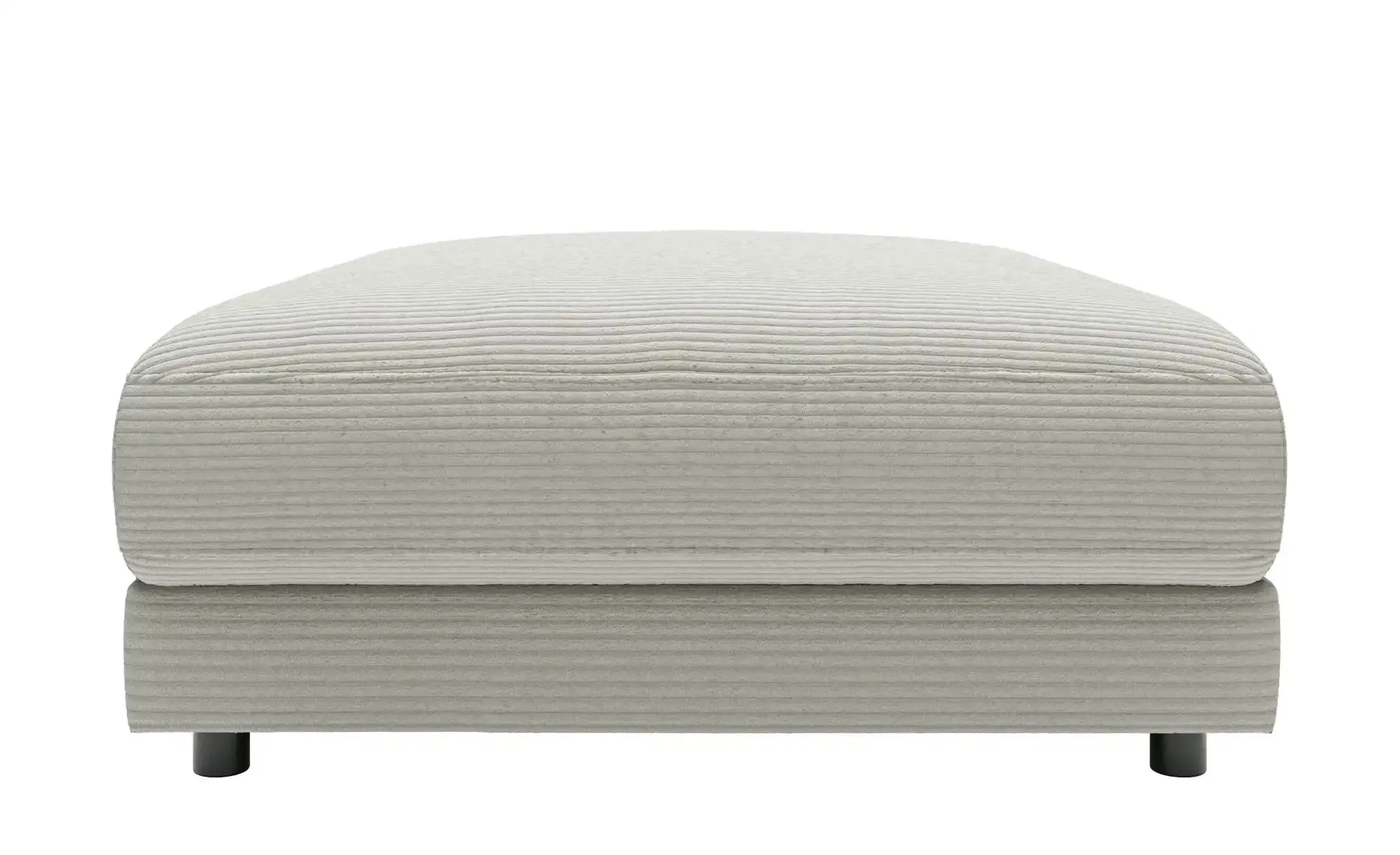 Jette Home Element Hocker in Cord Sila , grau , Maße (cm): B: 100 H: 43 T: 127.0
