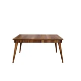 JVmoebel Esstisch Tische Holztisch Metall Tisch Esstische Italienische Möbel Holz Braun, Made in Europa braun