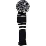 Longridge Fairway Pom Pom Golfkopfabdeckung - Weiß/Schwarz