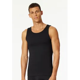 SCHIESSER UNCOVER by SCHIESSER Herren Unterhemden im Pack - Vorteilspack, Serie "Uncover", Rundhals Schwarz 2XL Pack