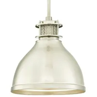 Westinghouse Pendelleuchte Vintage Industrial Nickel mit 1 Lampe