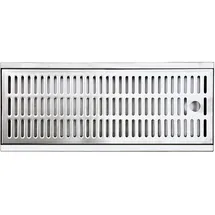 BieTal Abtropfblech Tropfschale Tropfblech Tropfkasten Edelstahl 700x300x27mm 2-teilig
