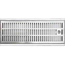 BieTal Abtropfblech Tropfschale Tropfblech Tropfkasten Edelstahl 700x300x27mm 2-teilig