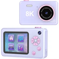 ZhuTa Digitalkameras für Kinder im Alter 6-15,48 MP Kinderkameras für Jungen und Mädchen,wiederaufladbare Mini-Kameras für Studenten, Jugendliche und Kinder