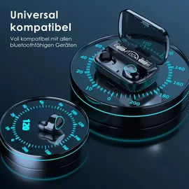 UC-Express® Bluetooth In-Ear Kopfhörer für Samsung Galaxy S25 S24 Plus Ultra Edge Ohrhörer - Schwarz