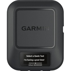 Garmin inReach Messenger GPS EMEA Outdoor-Navigationsgerät (TracBack® Routing Funktion, hochwertiges MIP-Display) schwarz