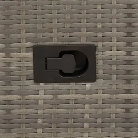 vidaXL Gartensessel mit Kissen 59 x 73 x 92 cm grau 2 St.