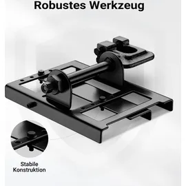 Wiltec Sägeführung für Kettensägen 5-15 cm mobiles Sägewerk 200 mm x 70 mm x 203 mm