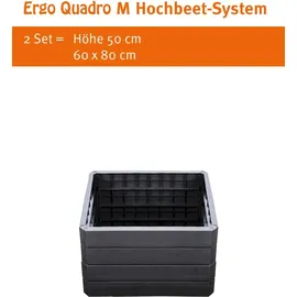 GARANTIA Ergo Quadro M 60 x 80 x 25 cm grau