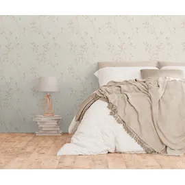 A.S. Création Pure Elegance Vliestapete 0,64 m x 10 m 1 St Beige/Braun 34193