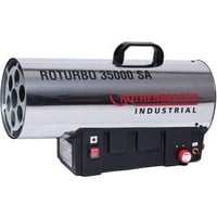 Rothenberger-Industrial Heizlüfter RoTurbo 35000SA, Gas-Heißluftgenerator, silber/schwarz, 34000 Watt