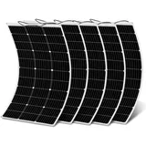Photovoltaik-Solarmodul-Kit 500W Solarpanel 5 * 100w Flexibles monokristallines Solarmodul für Wohnmobile, Camping und zum Aufladen von 12V/24V-Batterien (5)