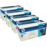 HP 4 HP Toner CE250X-CE253A 504X 504A Multipack BK C M Y 4-farbig