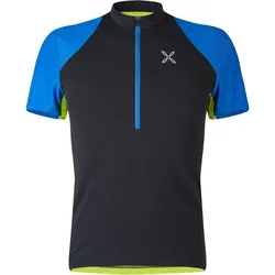 Montura Neverland Zip T-shirt nero/celeste (9026) S