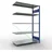 Schulte Lagertechnik Schulte Anbauregal Steckregal MULTIplus150 2000 x 1300 x 600 mm 5 Fachböden Kreuzstrebe RAL 5010 enzianblau/verzinkt