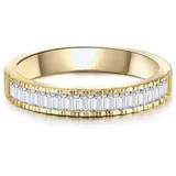 Glanzstücke München Ring aus Sterling Silber mit Zirkonia in gelbgold | Gr.: 54