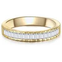 Glanzstücke München Ring aus Sterling Silber mit Zirkonia in gelbgold | Gr.: 54