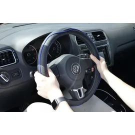 CARTREND Lenkradhülle Performance blau