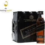 12 x Johnnie Walker Black Label Scotch Whisky 12 Jahre - Miniaturen Mini 5cl 40%