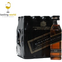 12 x Johnnie Walker Black Label Scotch Whisky 12 Jahre - Miniaturen Mini 5cl 40%