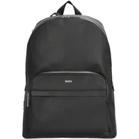 Boss Zair Leather Backpack Black