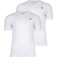 U.S. Polo Assn. Herren 2er Pack Bequem sitzend WEISS|WEISS