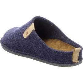 ROHDE Herren Pantoffel Hausschuh Softfilz Wechselfußbett Lucca-H 6940, Größe:47 EU, Farbe:Blau