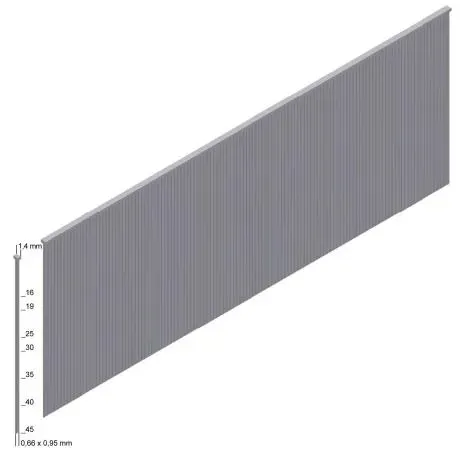 Prebena Stauchkopfnägel Type JA (Brads) verzinkt 40 mm