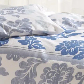 Traumschlaf Bettwäsche Franka blau 135x200 cm + 80x80 cm - blau