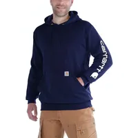 CARHARTT Logo Kapuzenpullover - Navy XL