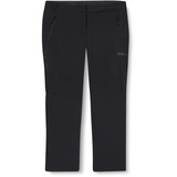 Jack Wolfskin Damen Glastal Pants Wanderhose, Schwarz, 44 EU