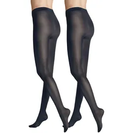 KUNERT FASHION GmbH Hudson Damen Strumpfhosen Simply 40 2-Pack semi-blickdicht matt 40 DEN