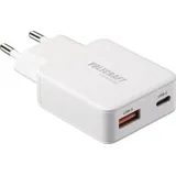 VOLTCRAFT UC-1C1A45W01 USB Ladegerät 45W 1x USB-A, 1x USB-C® Fast Charge, USB PD 3.0 Weiß GaN