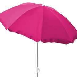 Sonnenschirm rund Ø1,80m pink Nylon