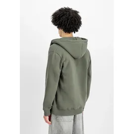Alpha Industries Basic Zip Hoodie Herren Schwarz Olive XXL
