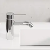 Kludi Bozz Waschtischarmatur mit Push-Open-Ablaufgarnitur, chrom
