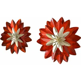 Hofmann Living And More Wanddekoobjekt »Blüte«, rot