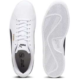 Puma Smash 3.0 L Herren Sneaker Puma Weiß Puma Schwarz Puma Gold, 41