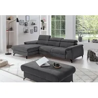 Cotta Ecksofa »Kitty L-Form«, Modern, L-Form, Bodenfreiheit 12,5 cm grau