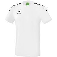 Erima Essential 5-c T Shirt, Weiß/Schwarz, M
