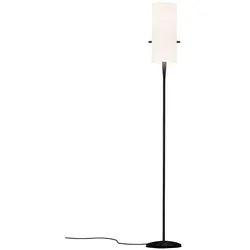 serien lighting Club Floor S Stehleuchte schwarz beschichtet, Schirm Chintz weiß