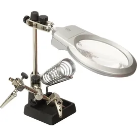 Trendline Feinmechaniker-set mit Led-lupe dritte Hand Lötlupe